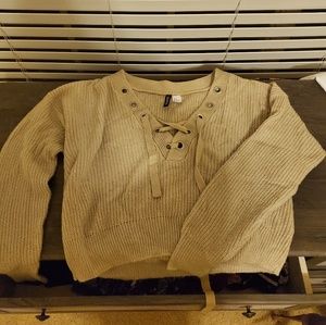 Baggy Cropped Sweater